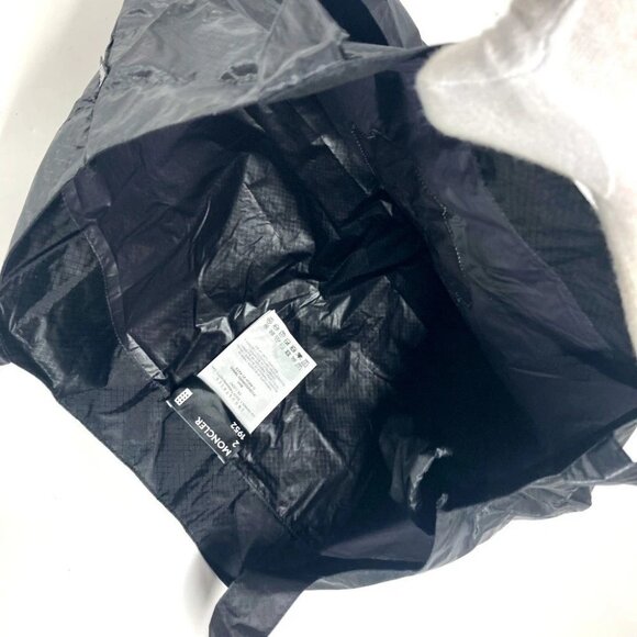 MONCLER logo Shoulder Bag, Tote Bag, Eco Bag Hand Bag Nylon Black - Picture 8 of 14